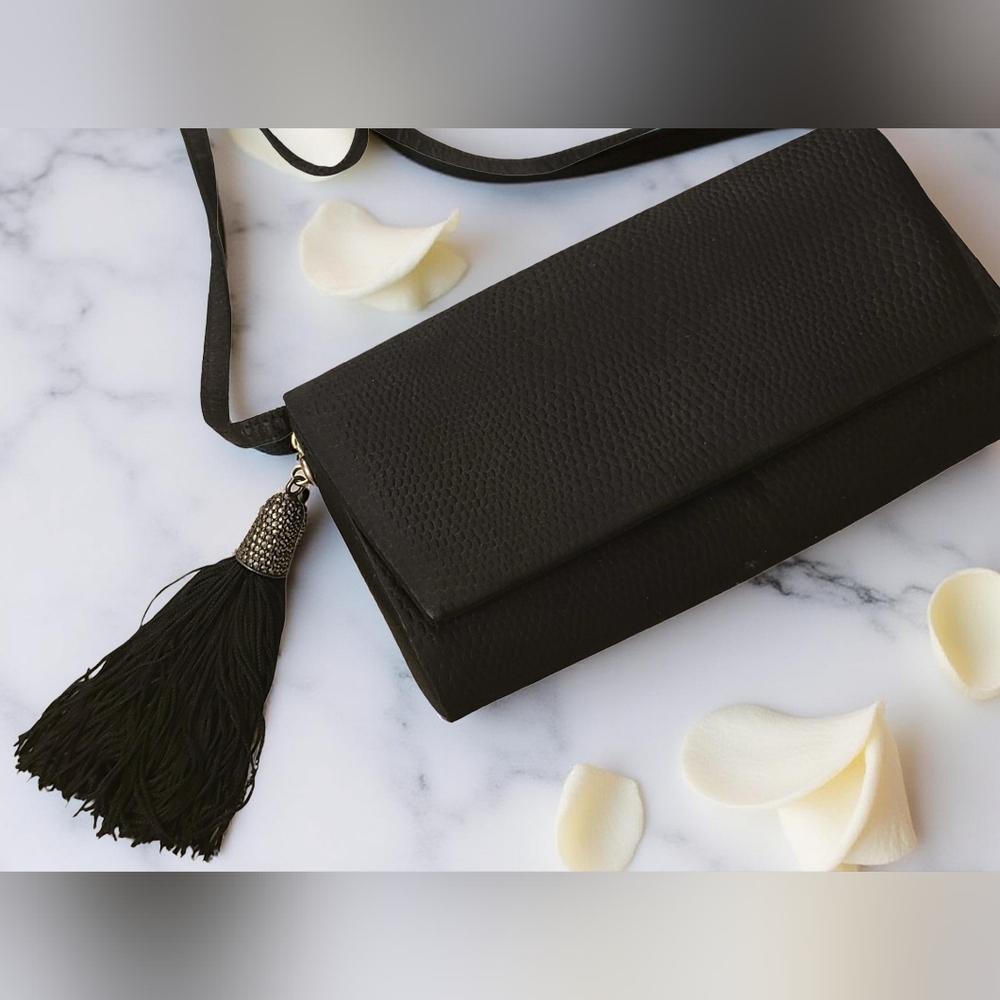 Judith Jack Marcasite Tassel Clutch